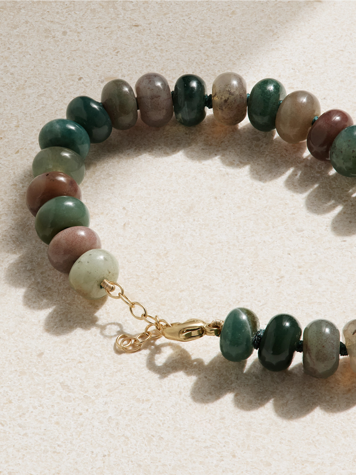 Jia Jia Gold Agate Bracelet In Multi