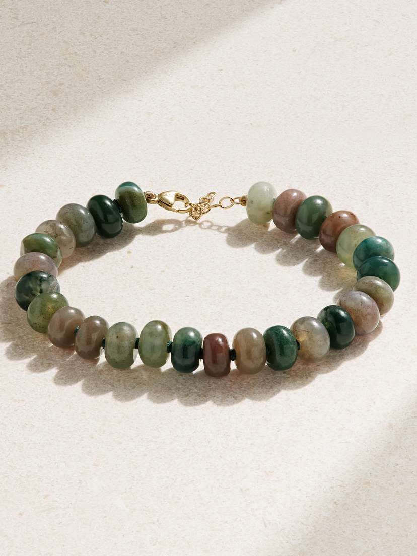 JIA JIA Gold Agate Bracelet