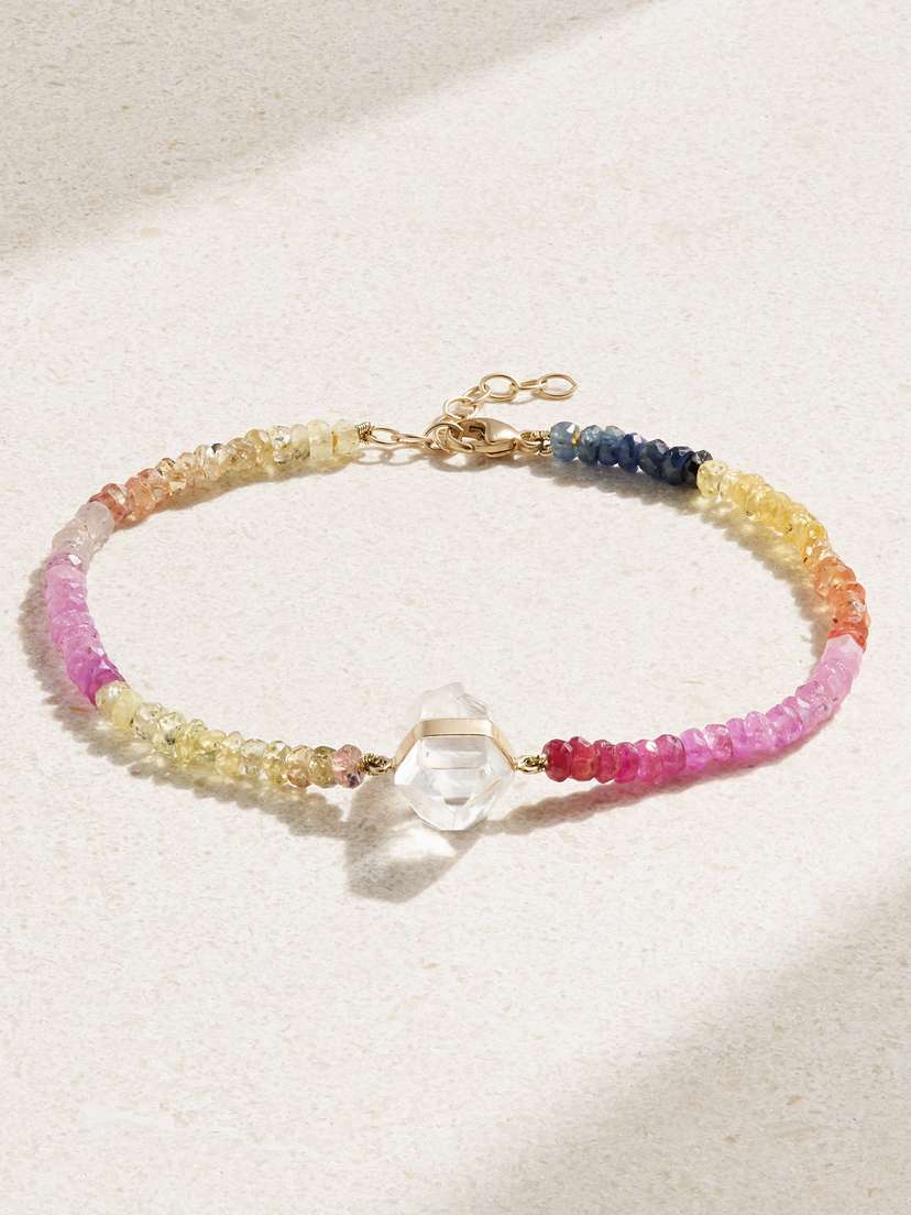 JIA JIA Gold, Quartz And Sapphire Bracelet