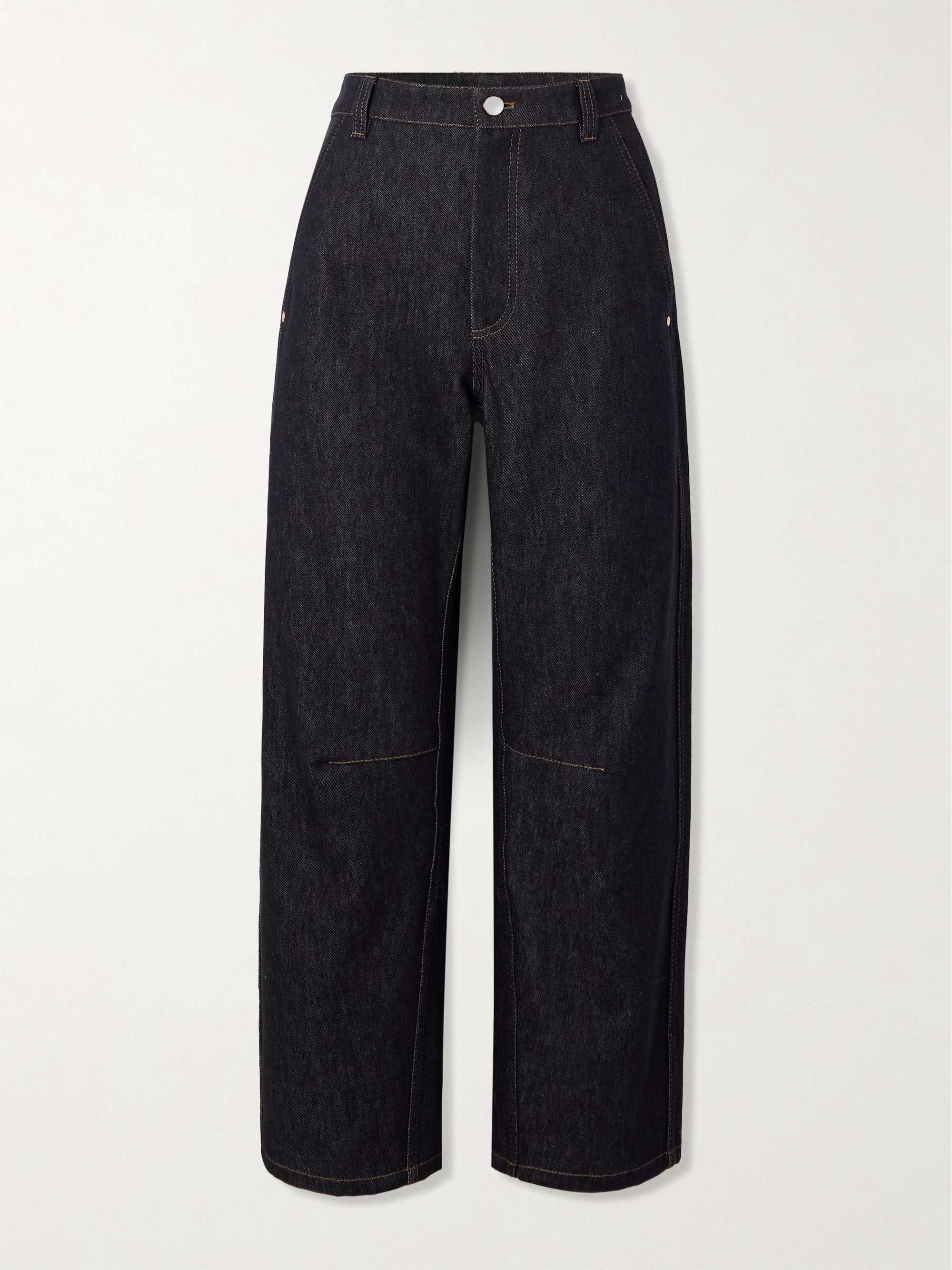 BRUNELLO CUCINELLI Cropped high-rise straight-leg jeans
