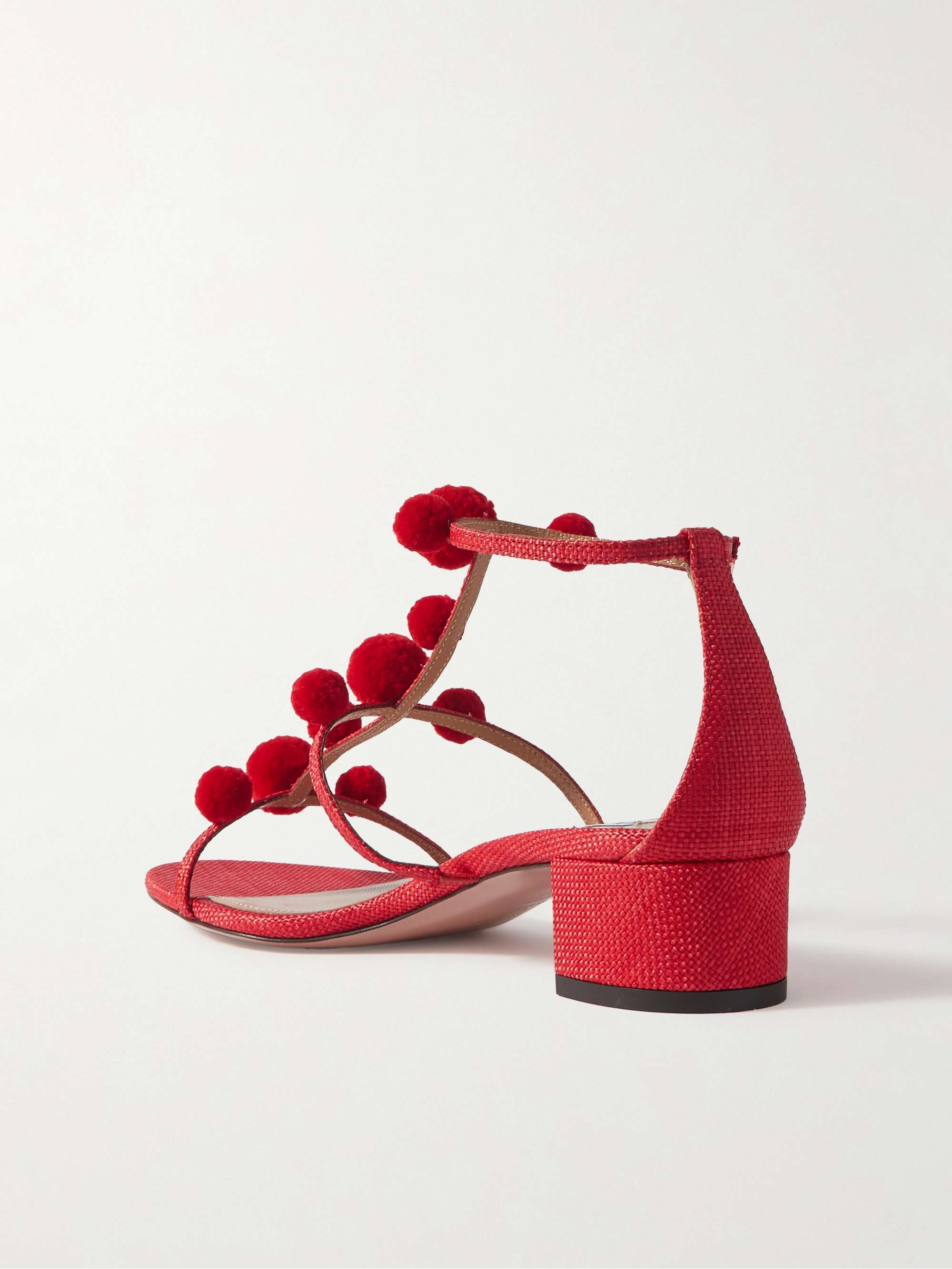 aquazzura raffia