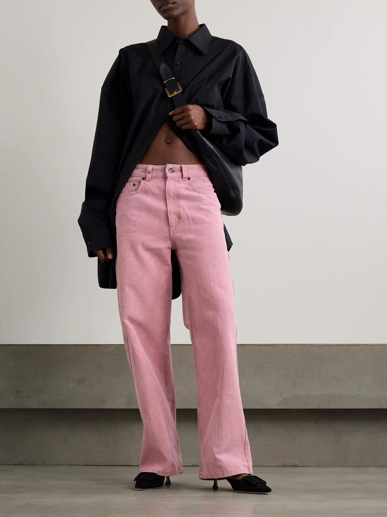 Haikure Winona Straight-leg Jeans In Pink