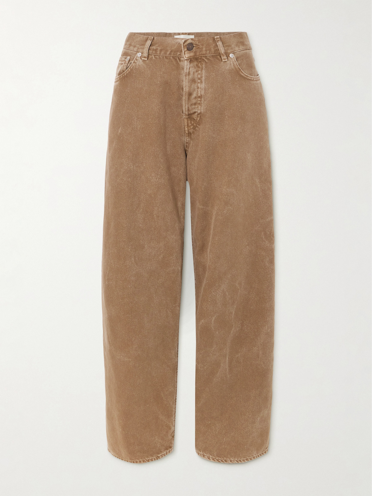 Haikure - Bethany High-rise Wide-leg Organic Jeans - Brown