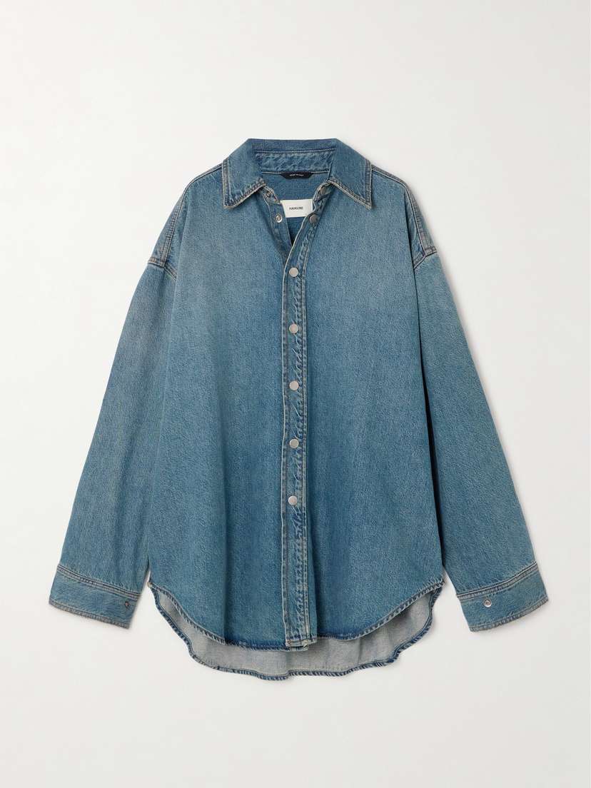 Haikure Ofelia Oversized Denim Shirt - x large