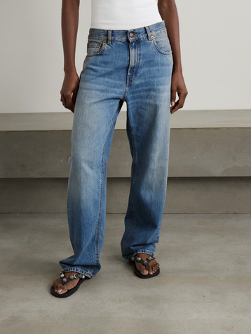 Haikure Bonnie straight-leg boyfriend organic jeans