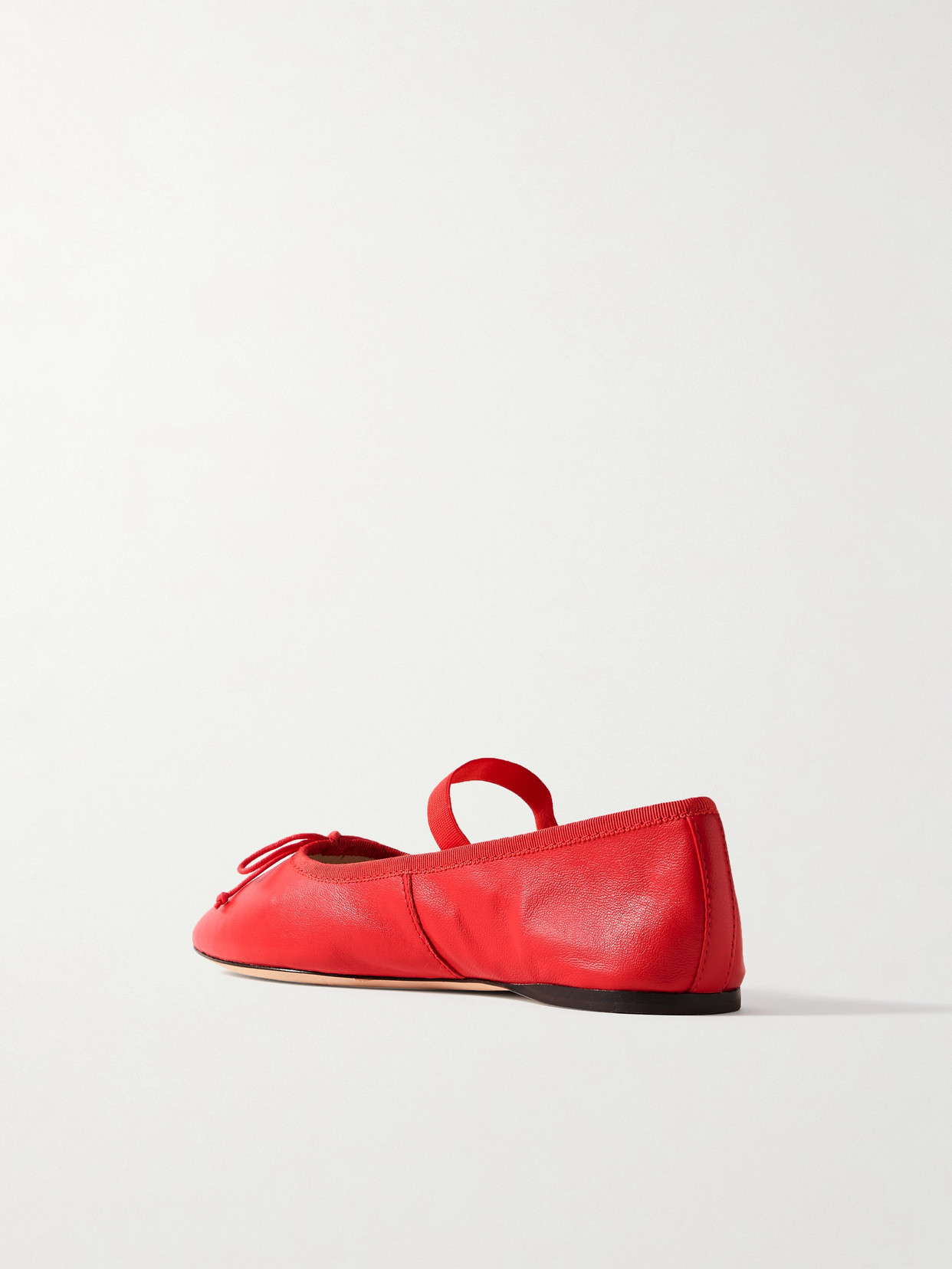 Loeffler Randall Women's Leonie Slip On Ankle Strap Flats In Red