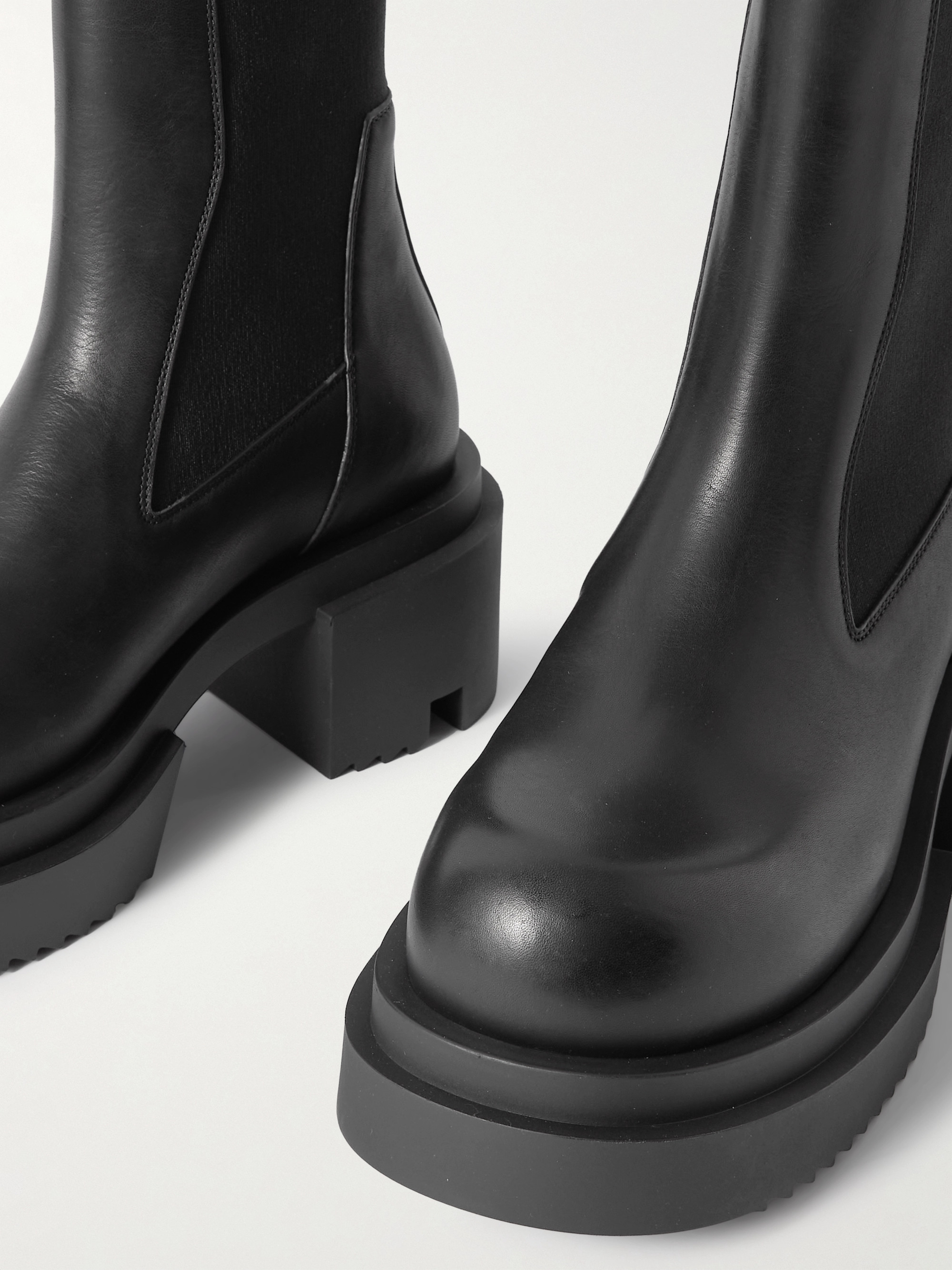 Rick Owens - Beatle Bogun leather Chelsea boots | Plush