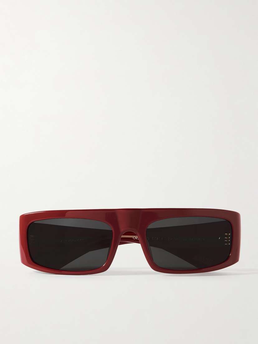 Oliver Peoples + Khaite 1979c Rectangular-frame Acetate Sunglasses