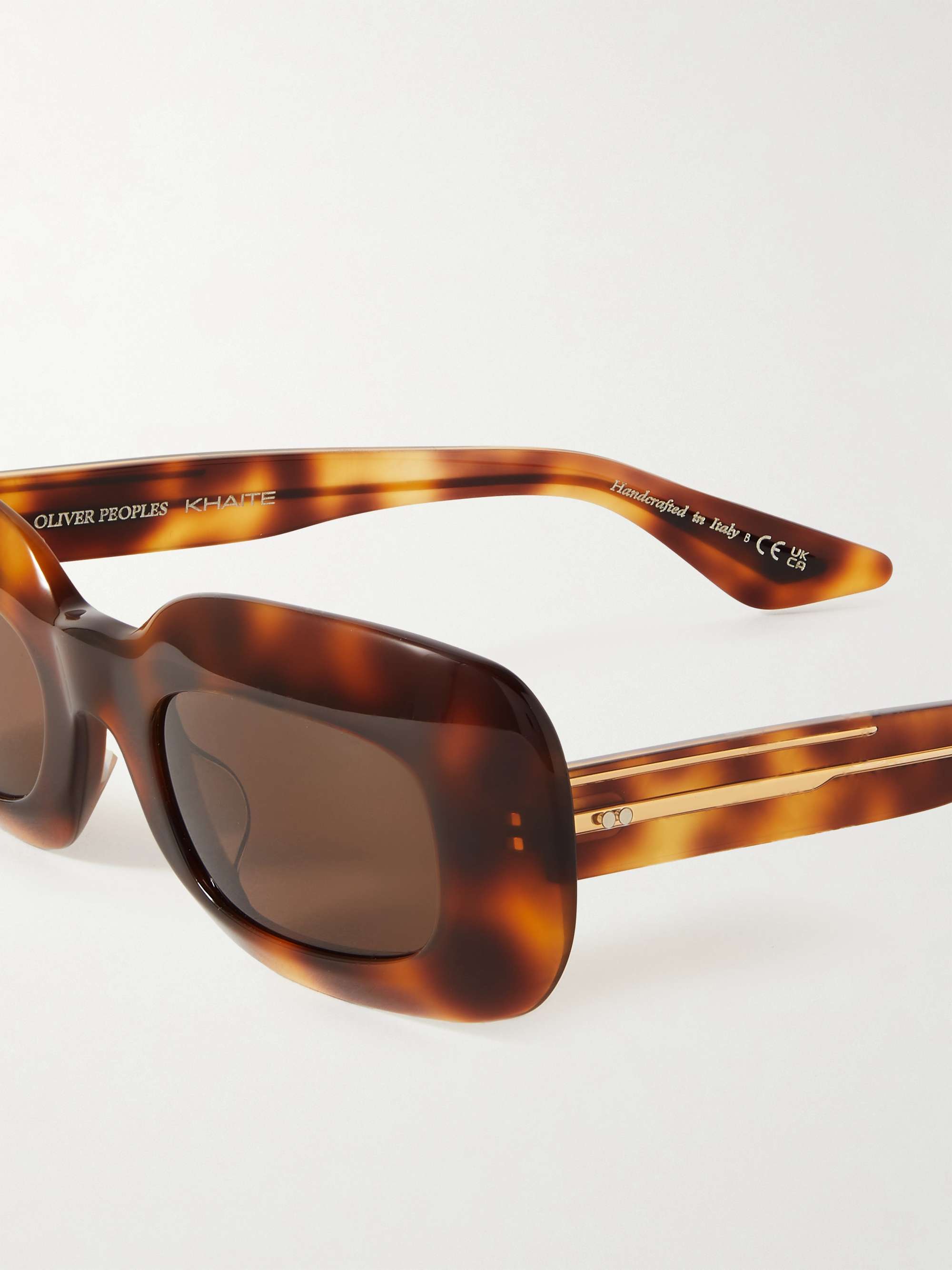 OLIVER PEOPLES + Khaite 1966C oversized rectangular-frame