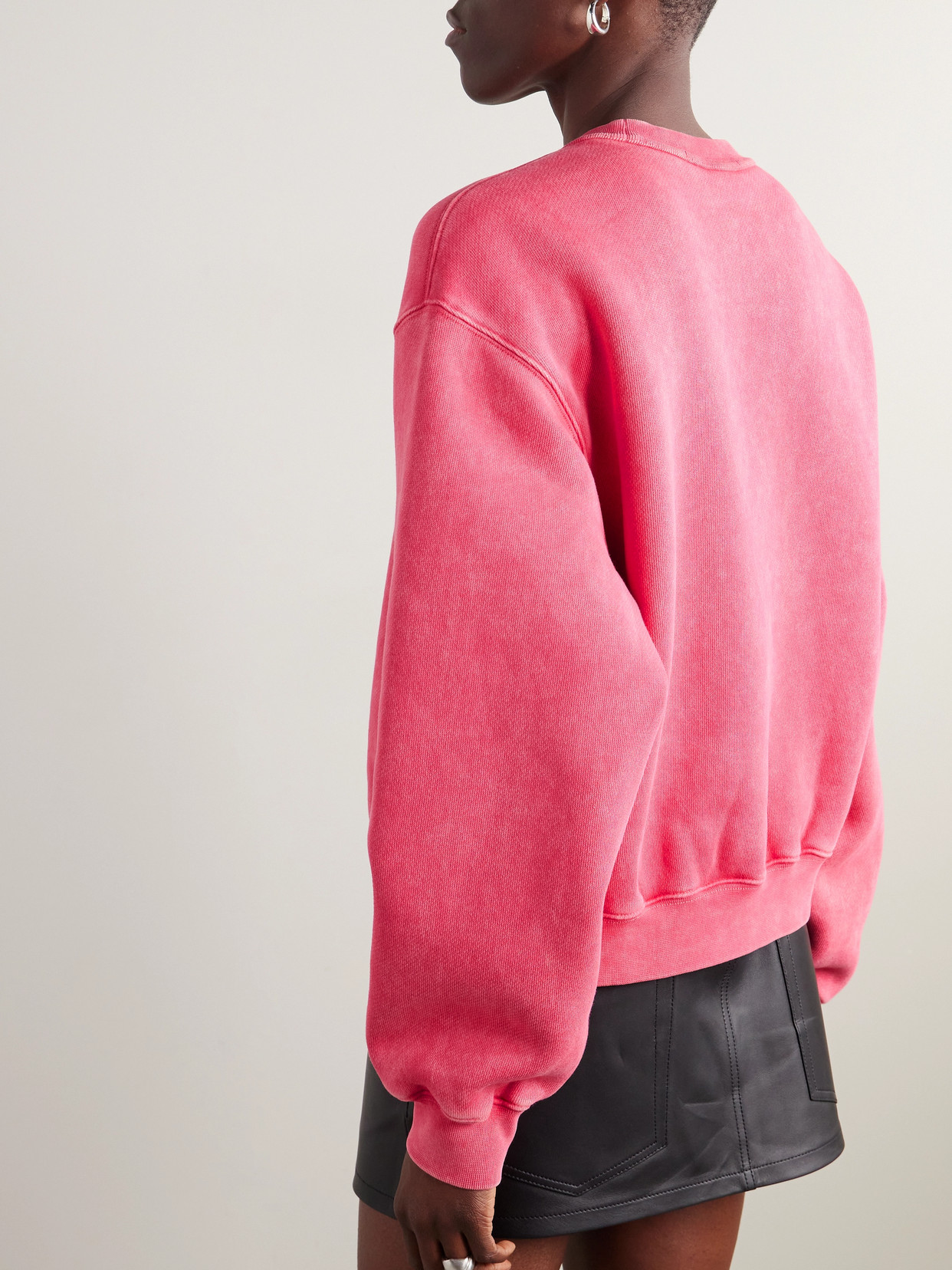 T By Alexander Wang - Printed Cotton-Blend Jersey Sweatshirt