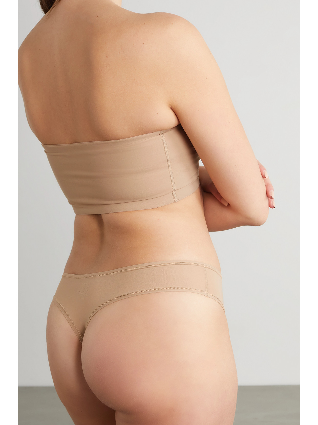 Shop Skims Fits Everybody Thong In Neutrals