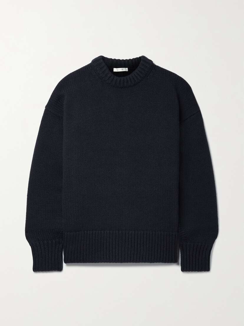 The Row Essentials Ophelia Wool And Cashmere-blend Sweater