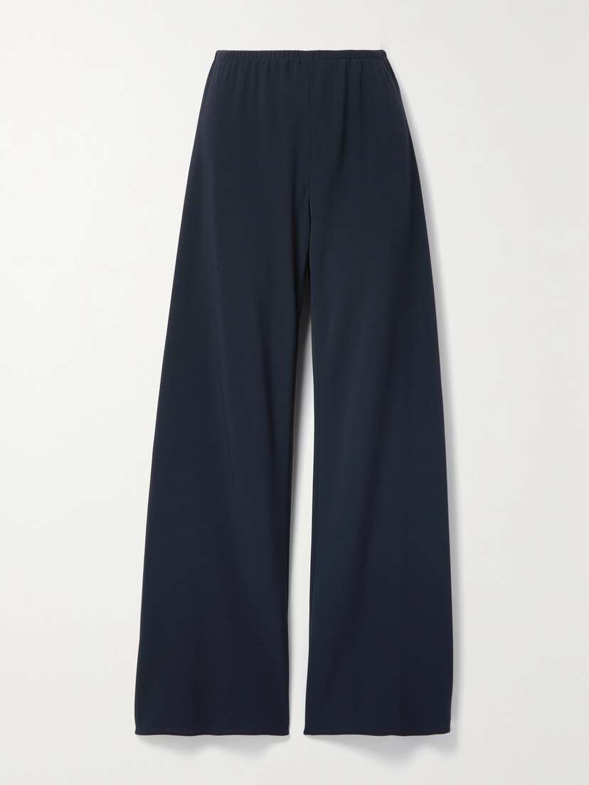 The Row Essentials Gala Crepe Wide-leg Pants