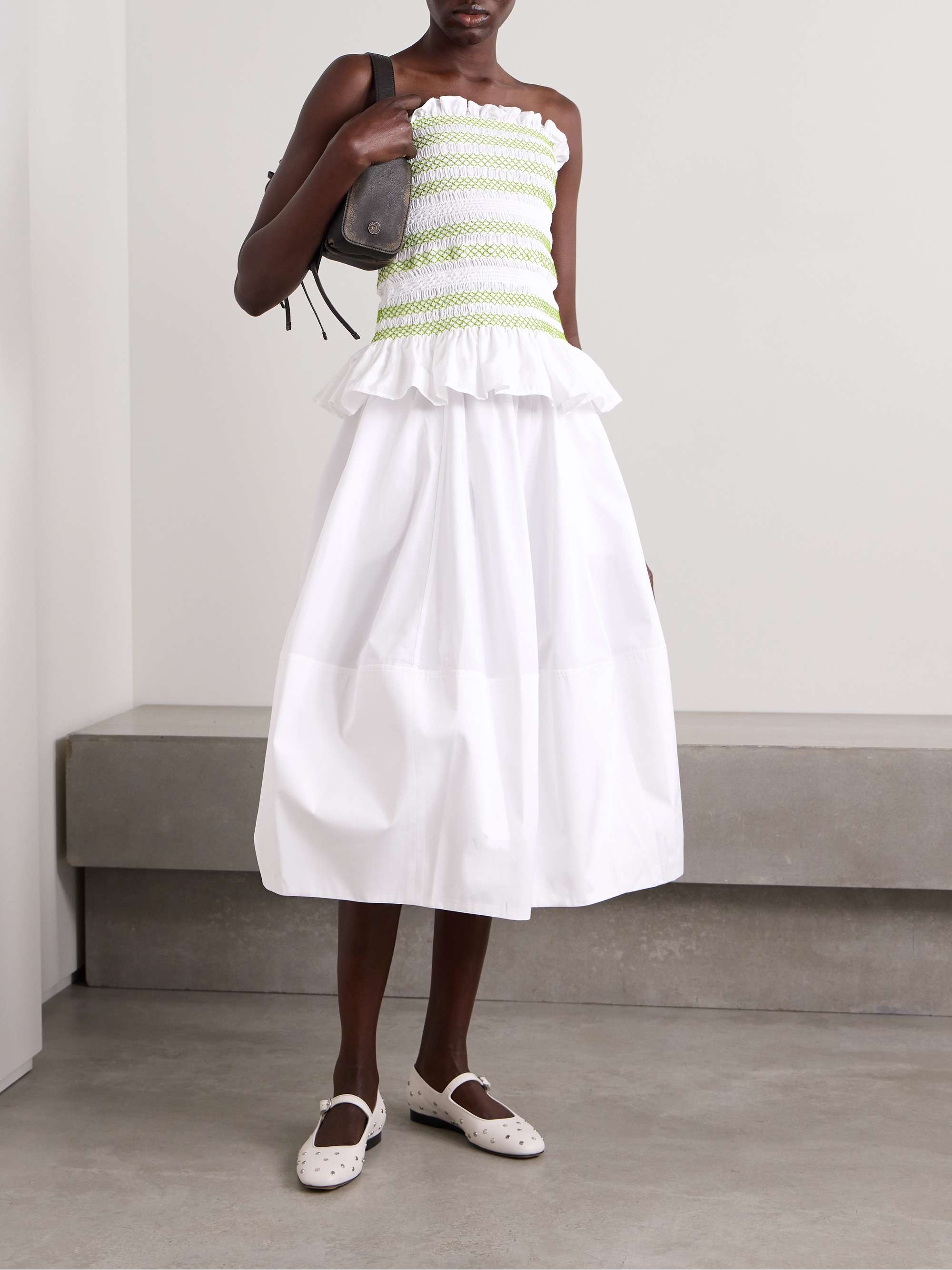 molly goddard ペプラムトップス molly goddard ペプラムトップス