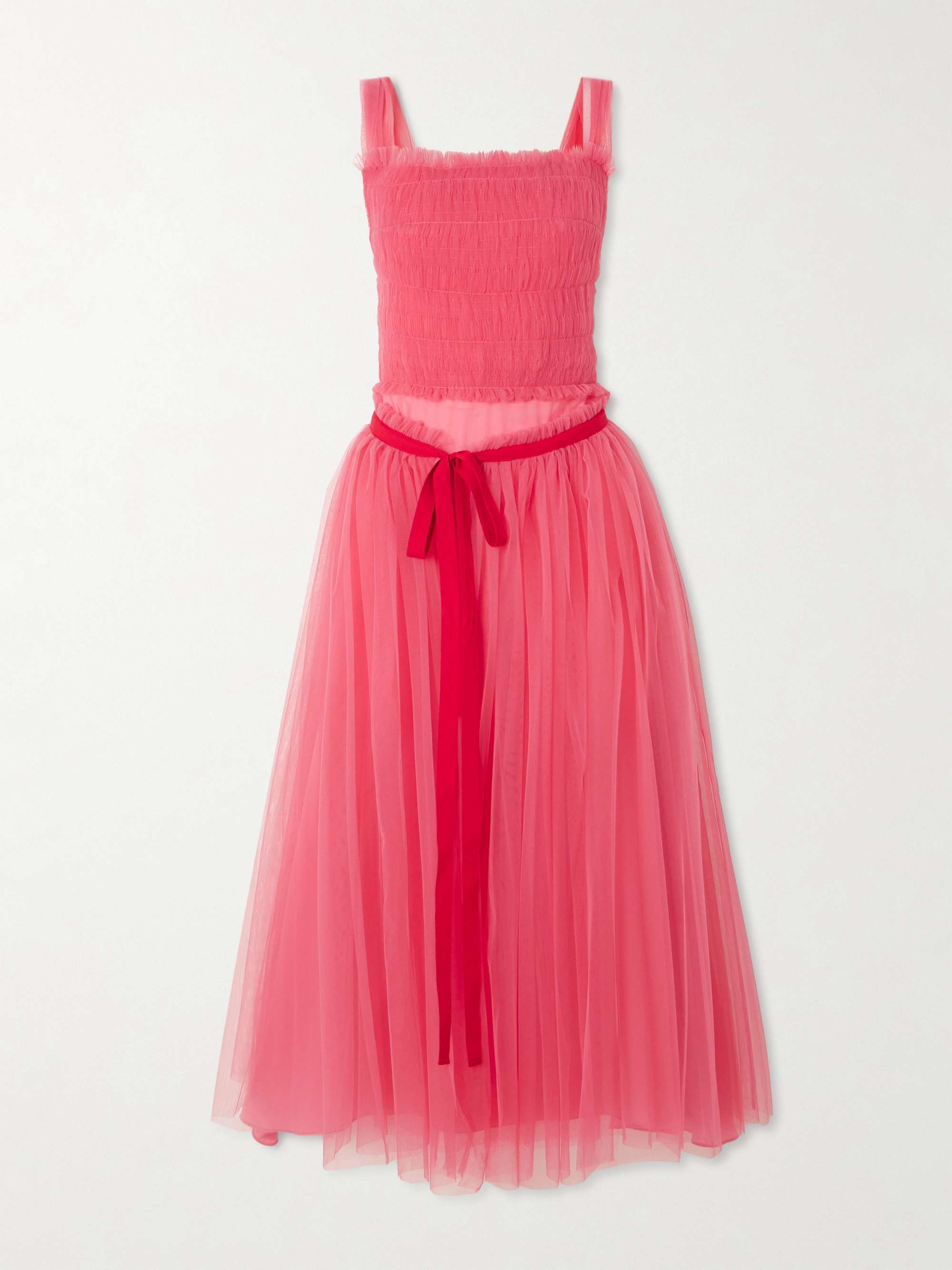 Molly Goddard Pink Marc Dress Molly Goddard