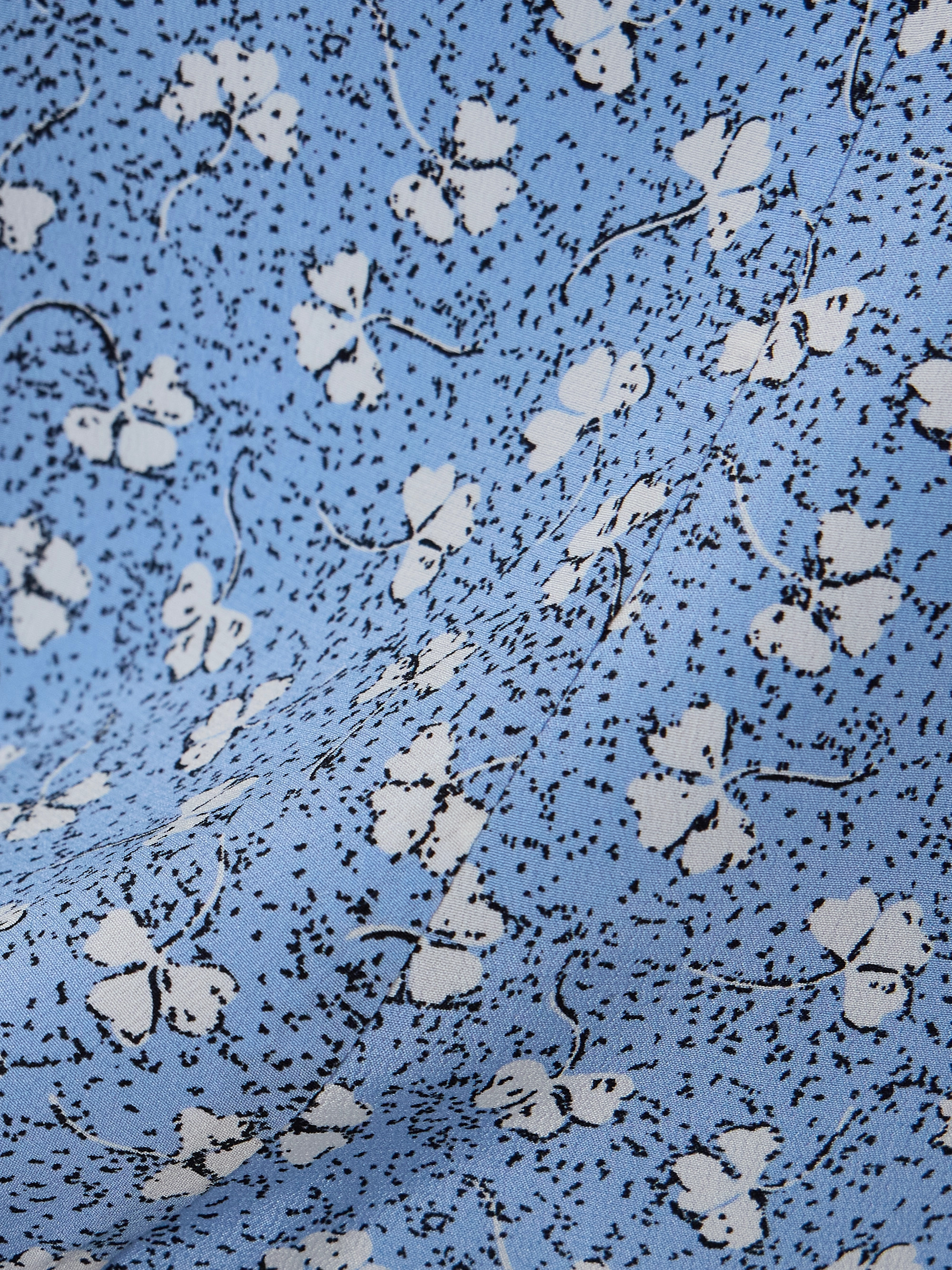 Alessandra Rich Bow-detailed floral-print silk-crepe mini dress thumbnail