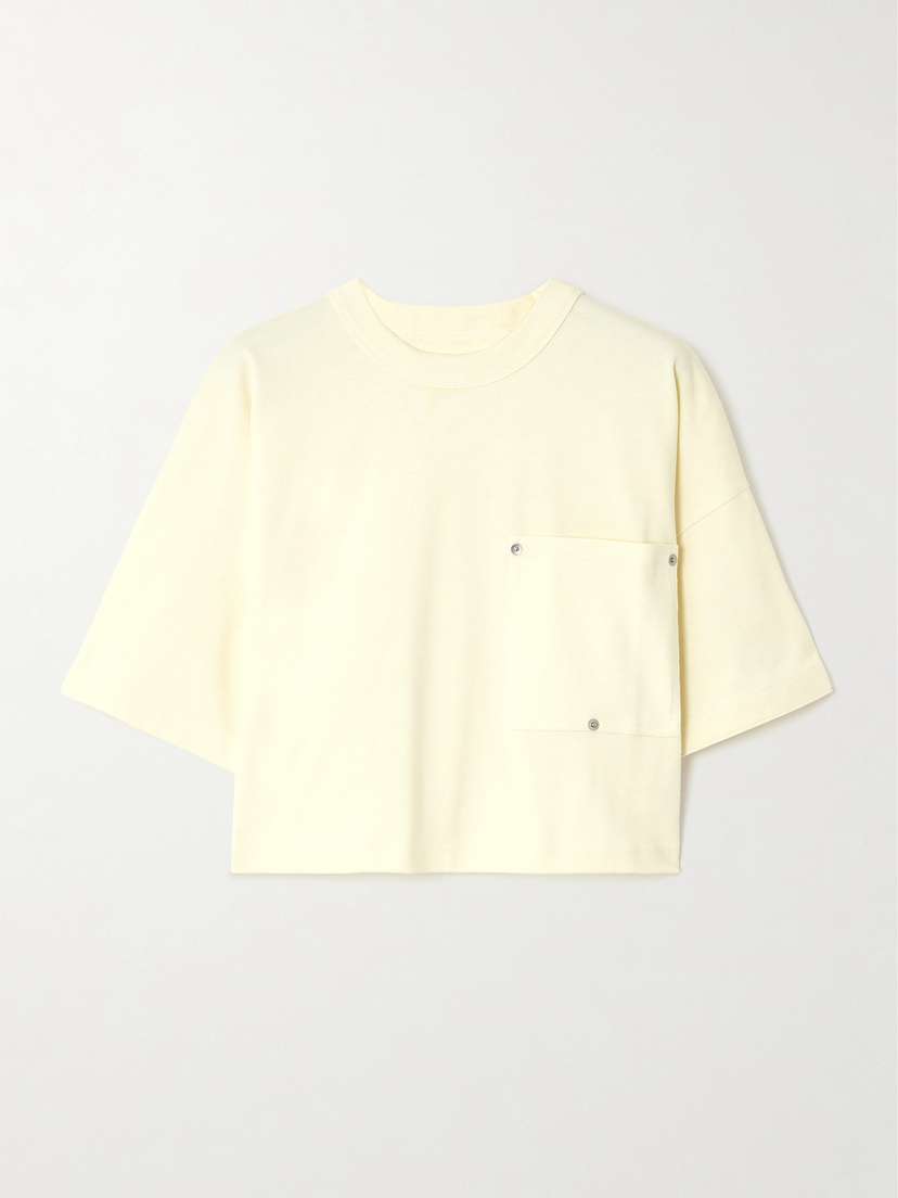Bottega Veneta Cropped Cotton-jersey T-shirt