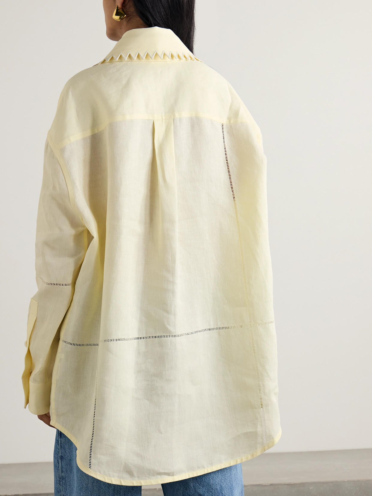 Embroidered Linen Shirt