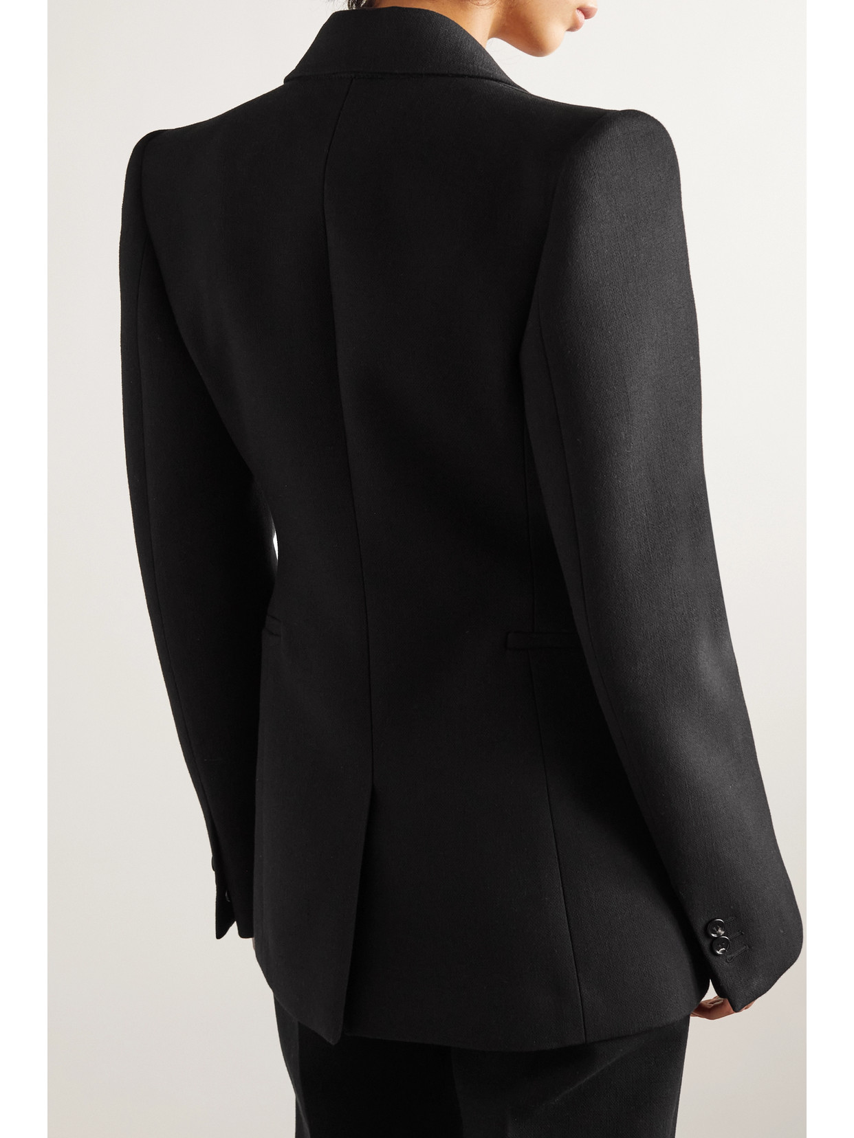 Shop Bottega Veneta Cotton-blend Jacket In Black