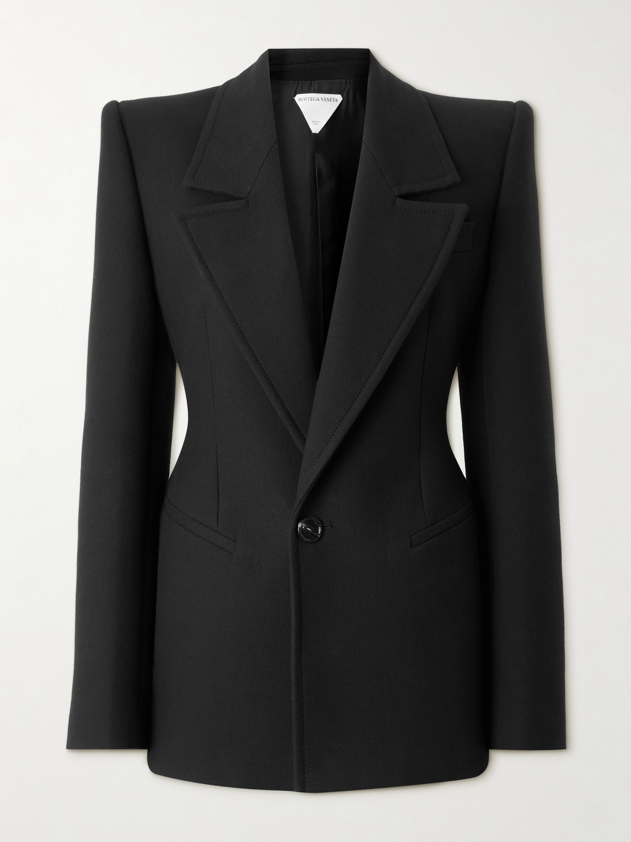 Bottega Veneta Cotton-blend Jacket In Black