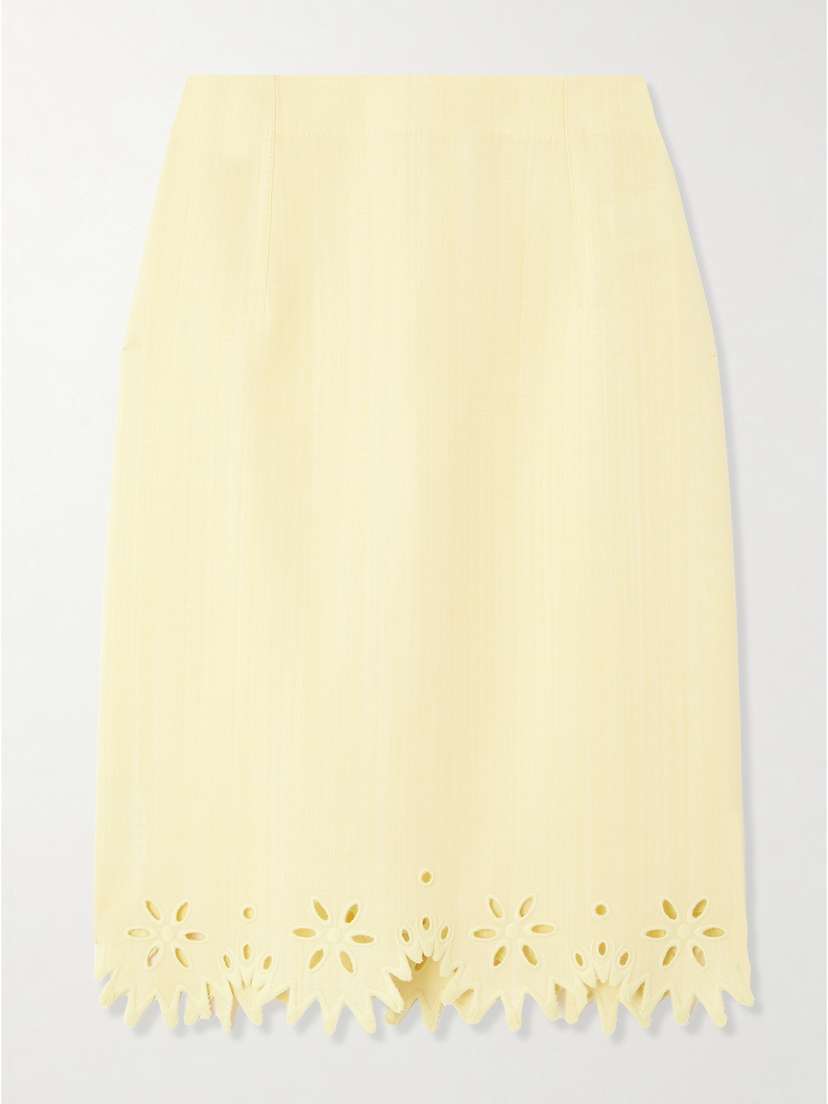 Bottega Veneta Broderie Anglaise Skirt