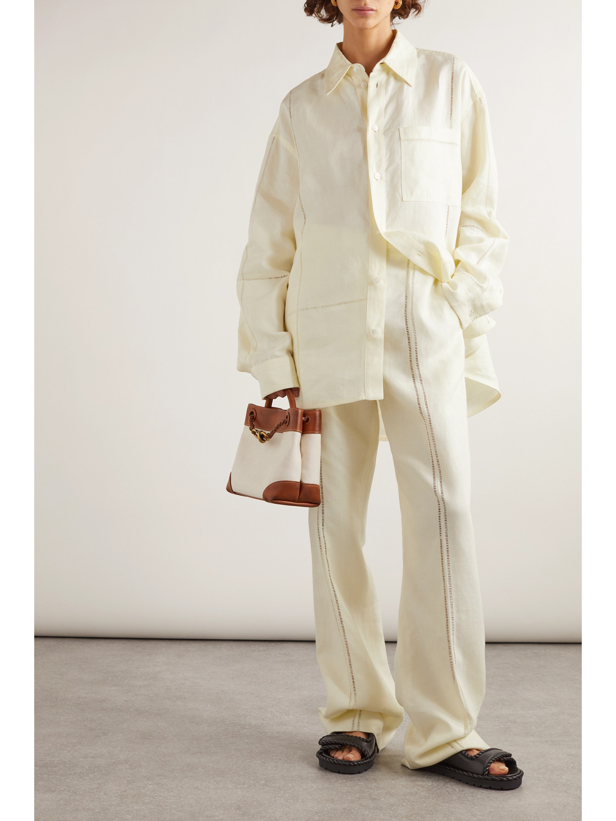 Embroidered Linen Shirt