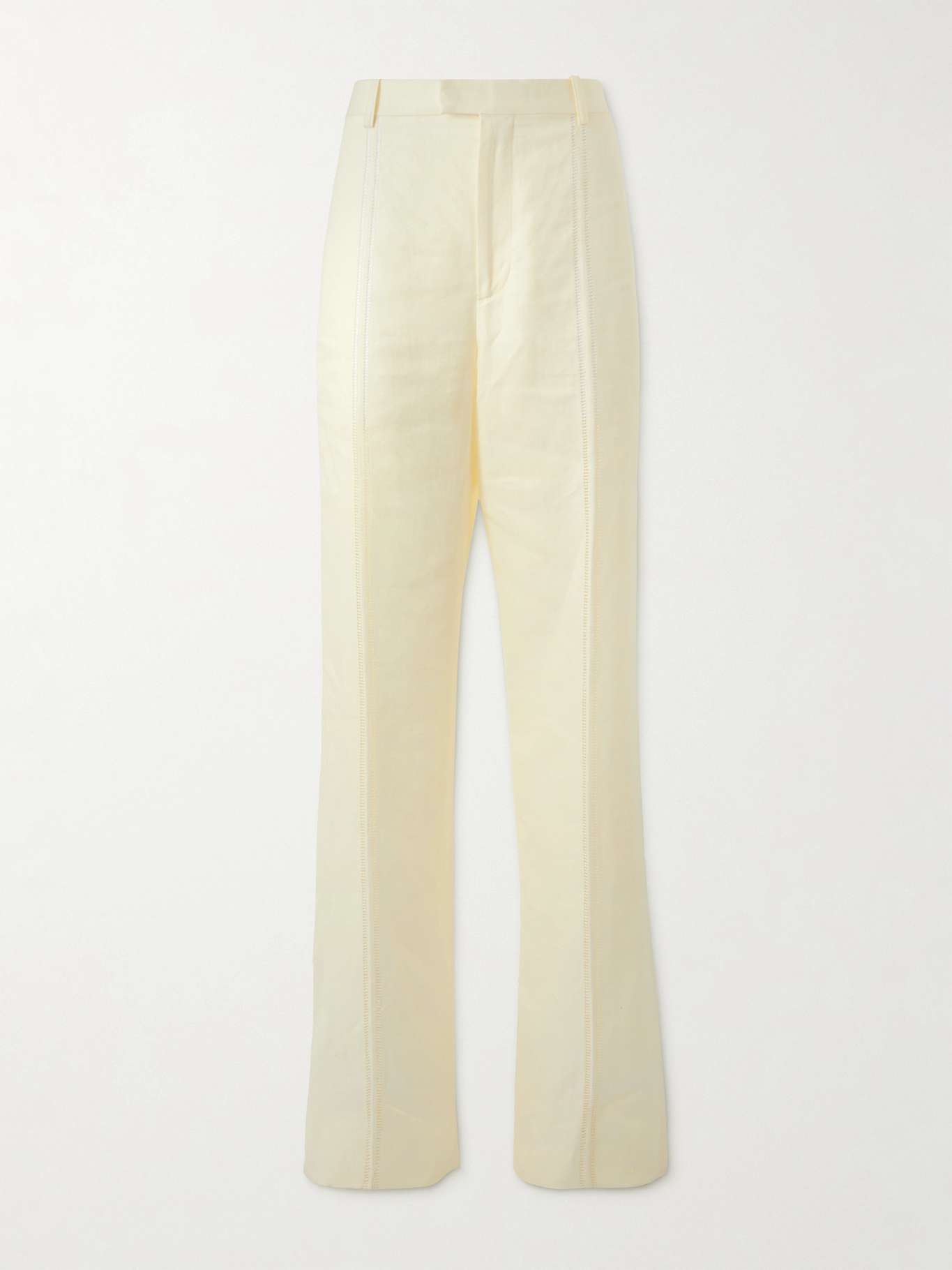 Bottega Veneta Women Cream Linen Pant
