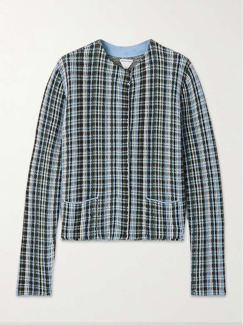 Bottega Veneta Cotton-blend Tweed Cardigan