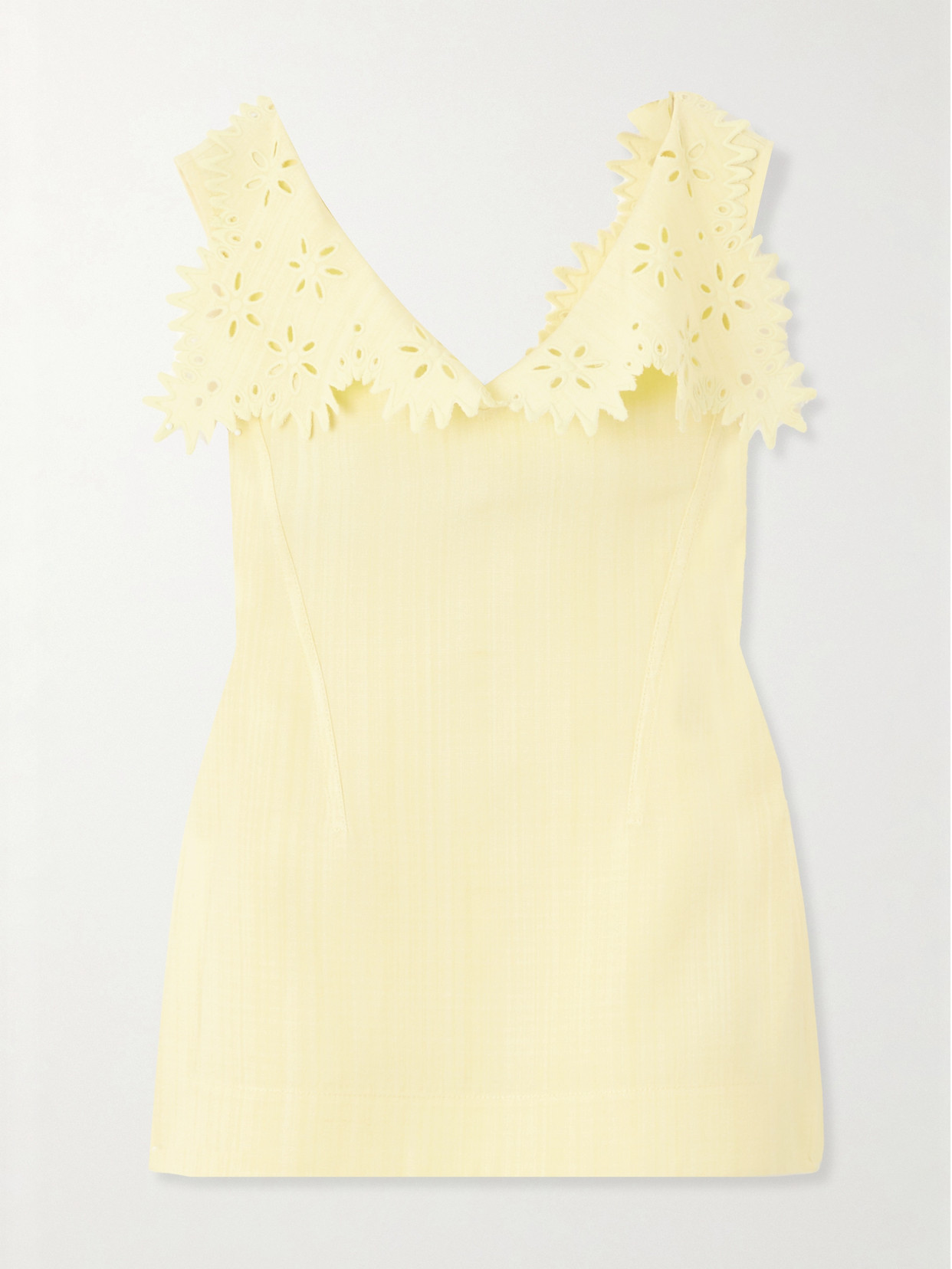 Bottega Veneta - Layered Broderie Anglaise Top - Ivory