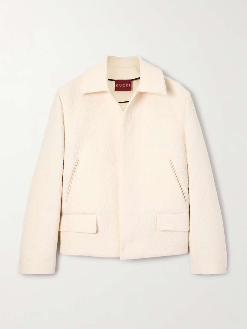 Gucci Wool-cloqué Jacket