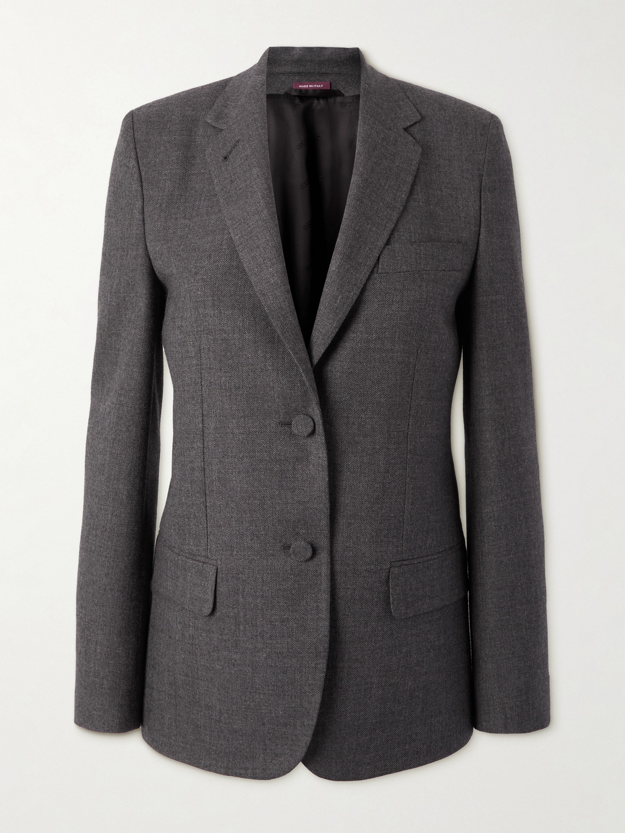Gucci Wool Blazer In Grey