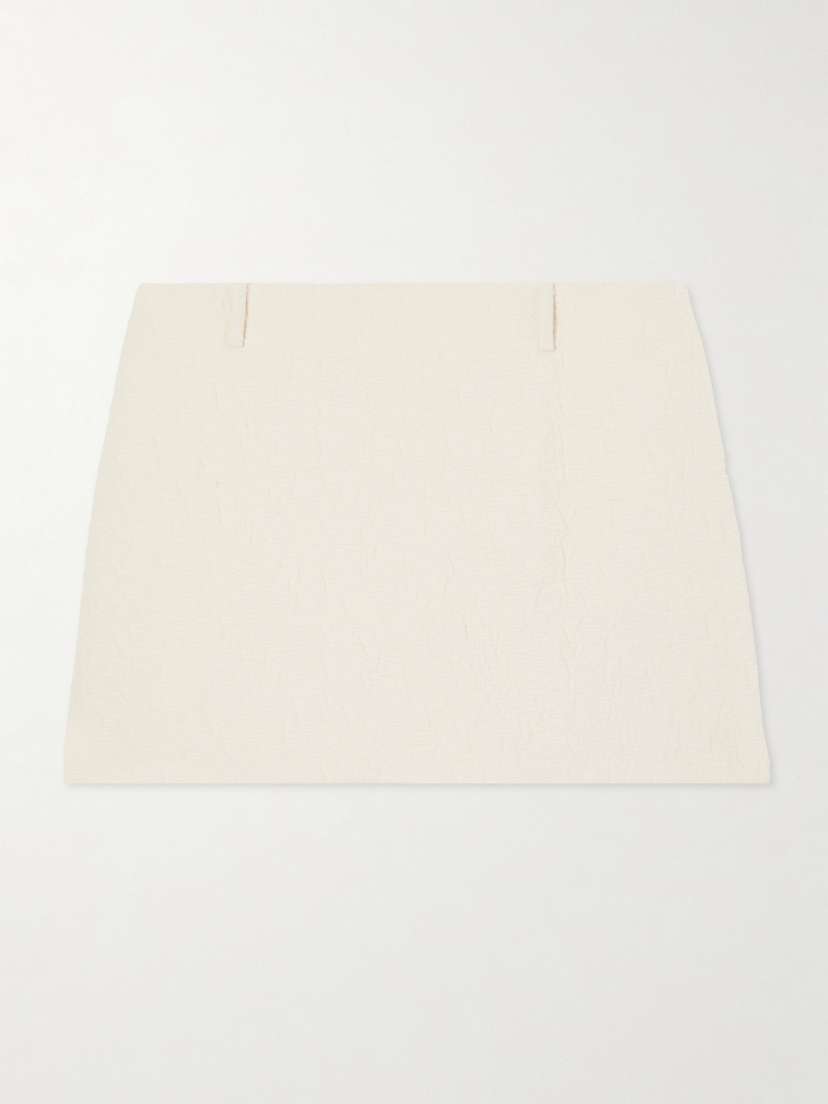 Gucci Wool-cloqué Mini Skirt