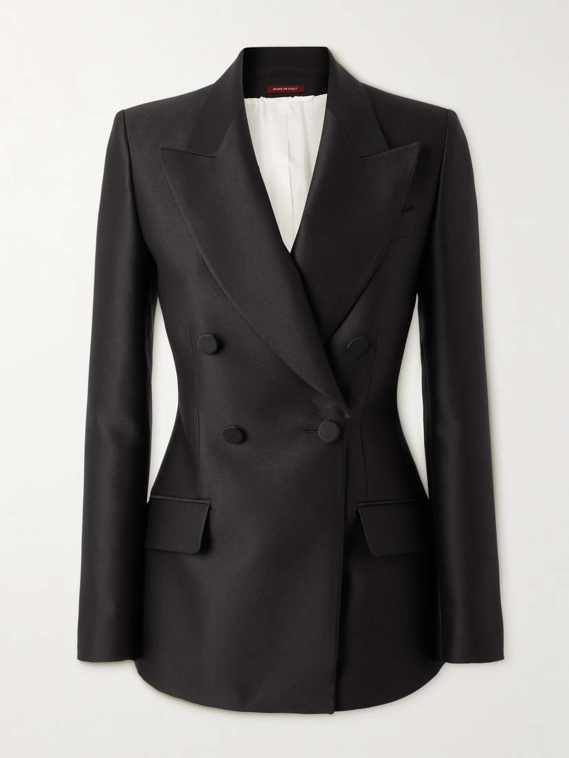 Gucci Double-breasted Wool And Silk-blend Twill Blazer