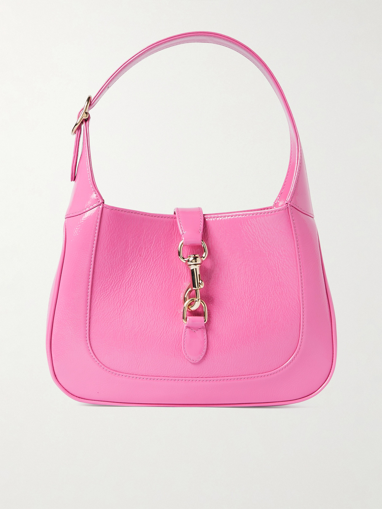 Gucci Jackie Small Patent-leather Shoulder Bag