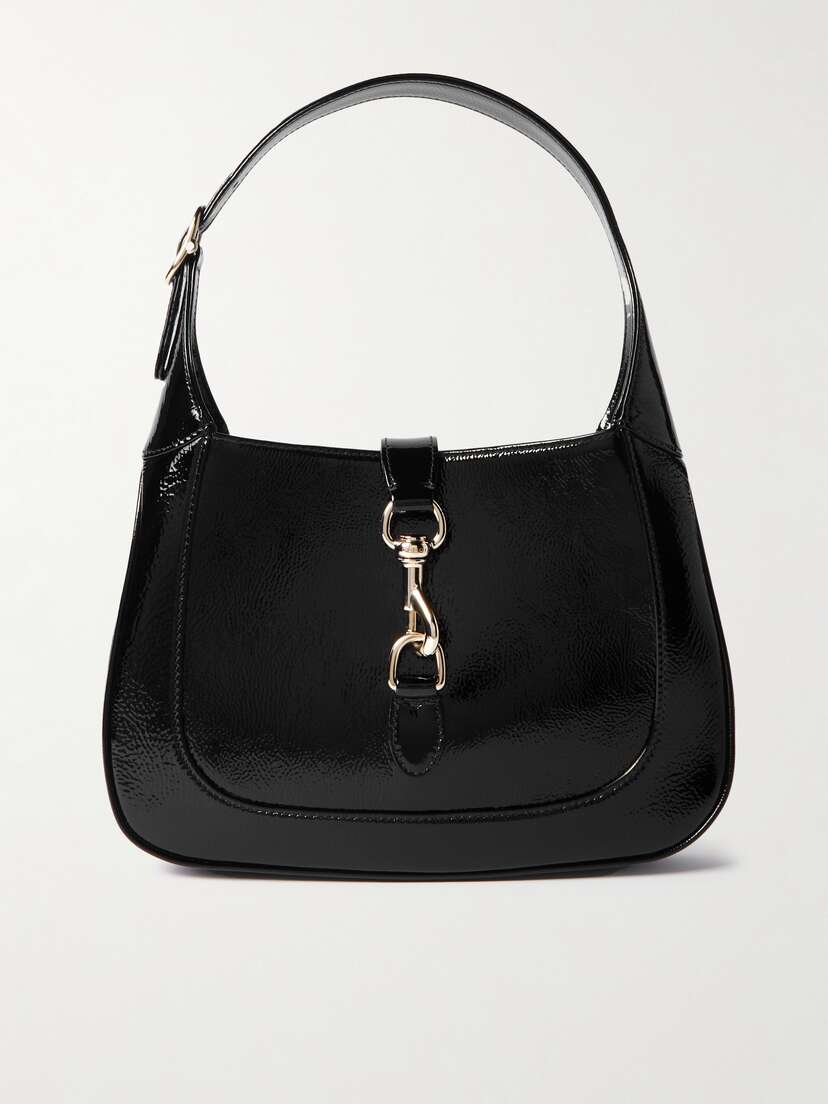 Gucci Jackie Small Patent-leather Shoulder Bag