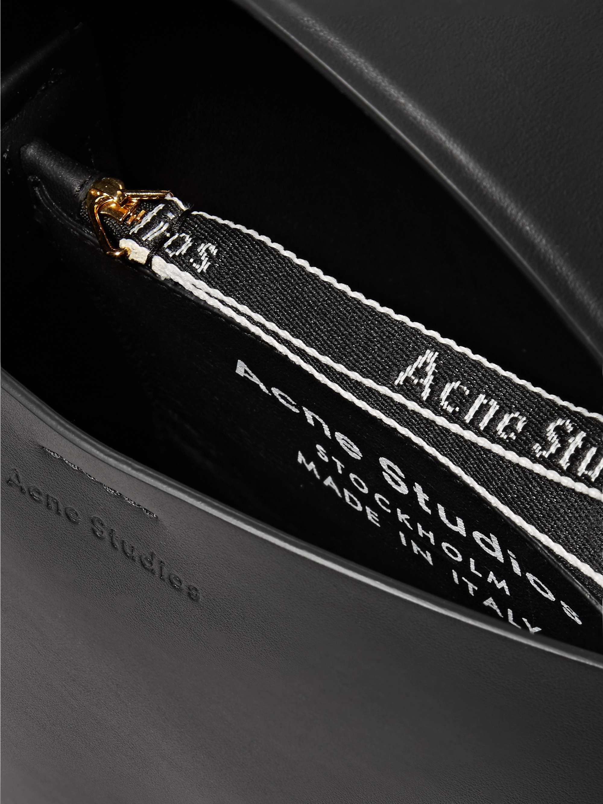 ACNE STUDIOS Musubi mini knotted leather shoulder bag