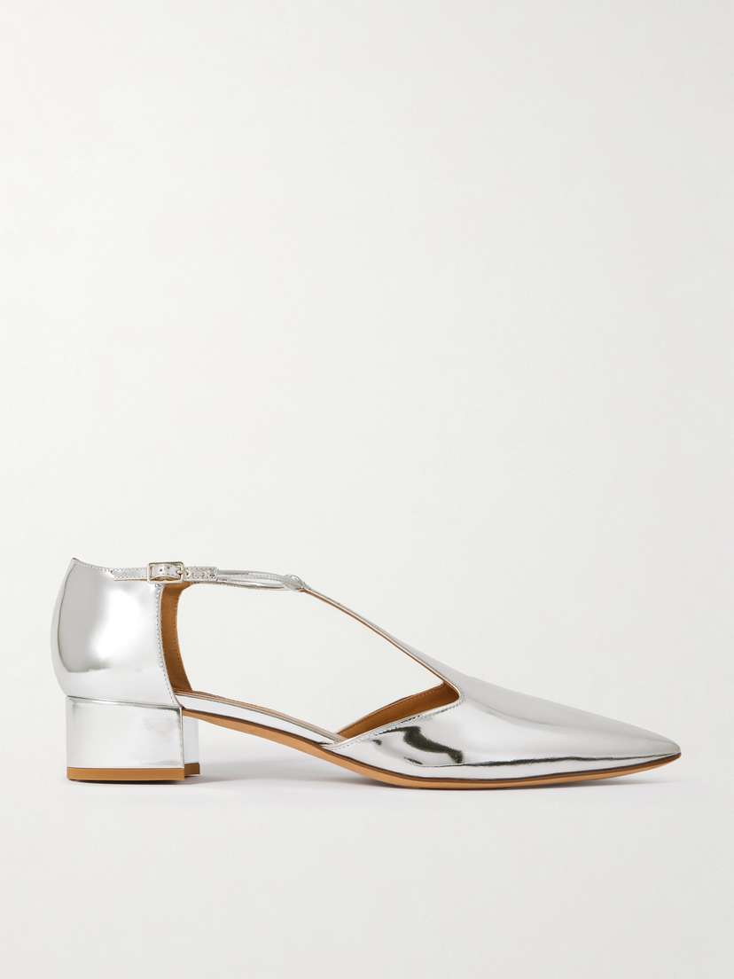 Emme Parsons Chelsea Mirrored-leather Pumps
