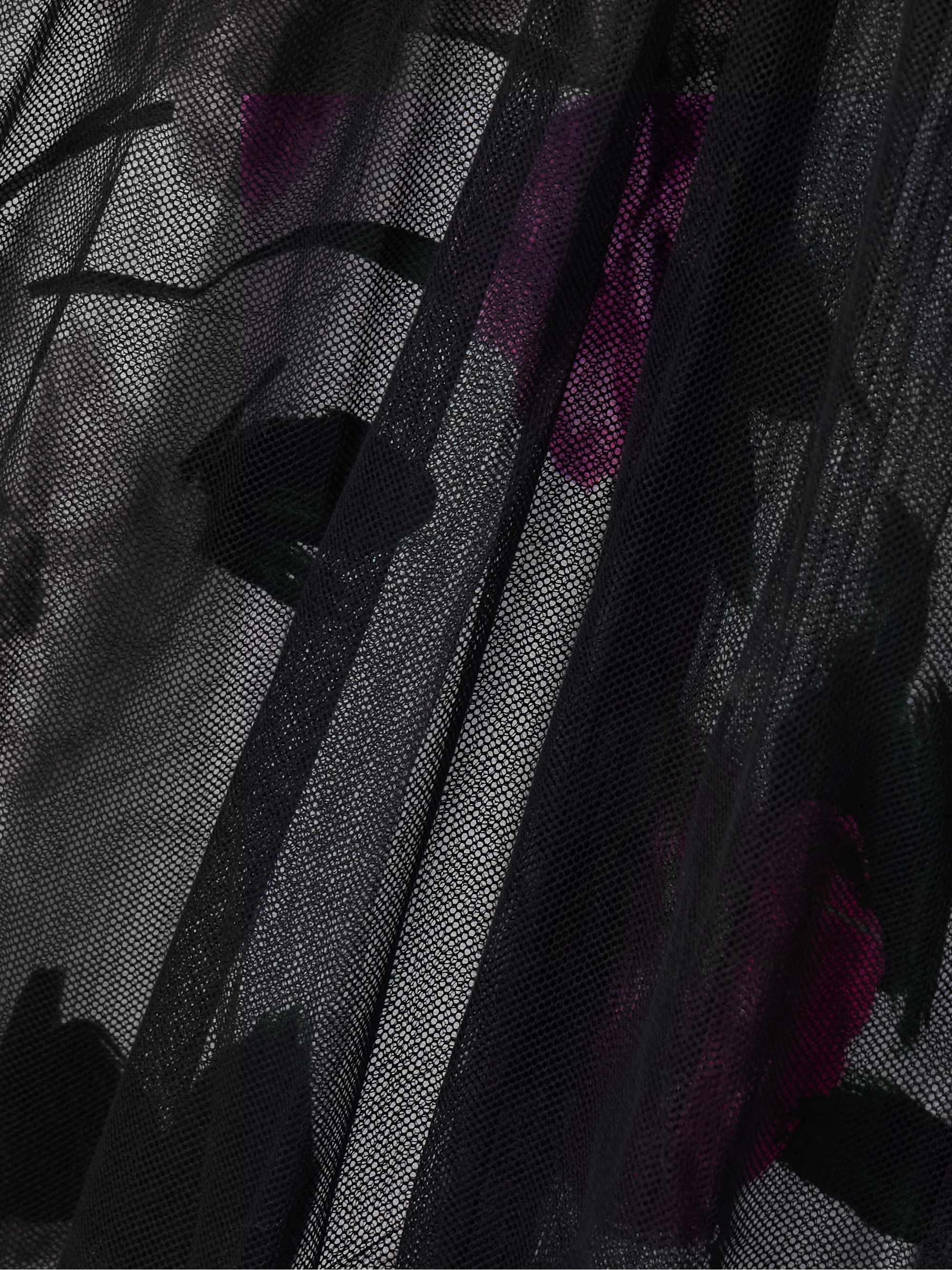 Erdem Layered ruched tulle and floral-print cotton-faille midi dress thumbnail