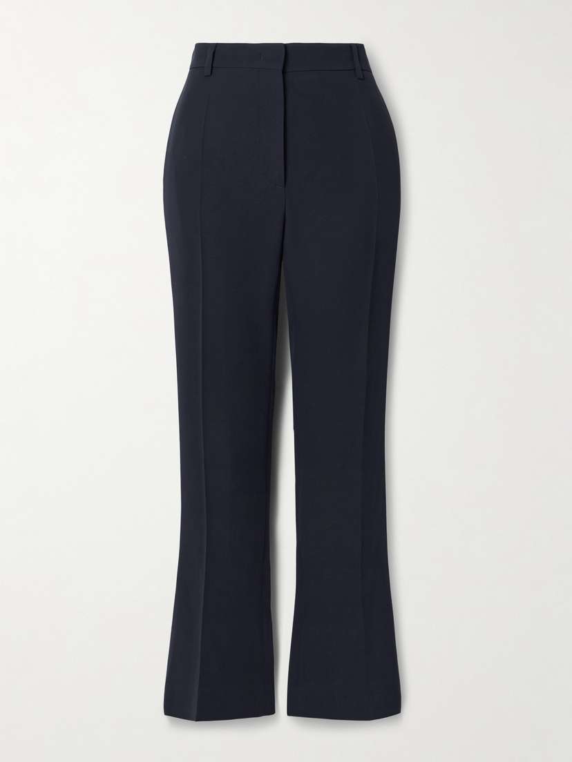 Valentino Garavani Silk-cady Flared Pants