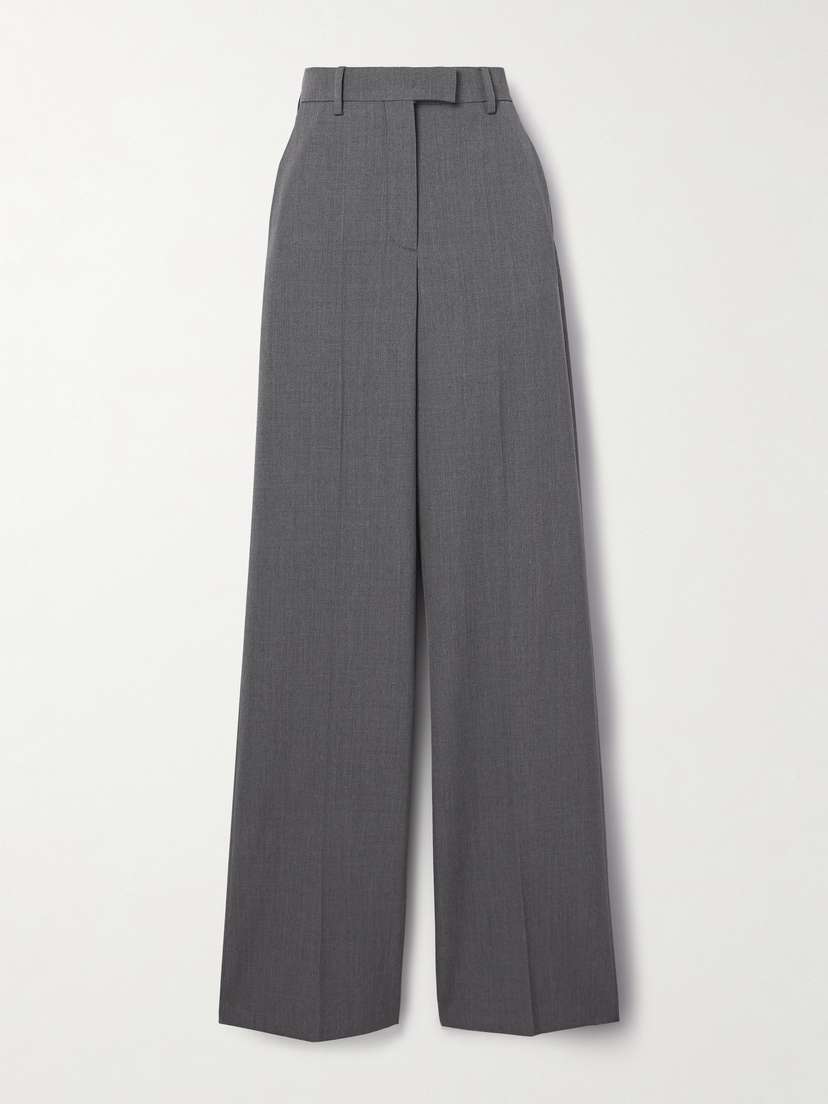 Valentino Garavani Wool-blend Wide-leg Pants