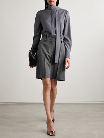 Valentino Garavani Wool-blend shorts