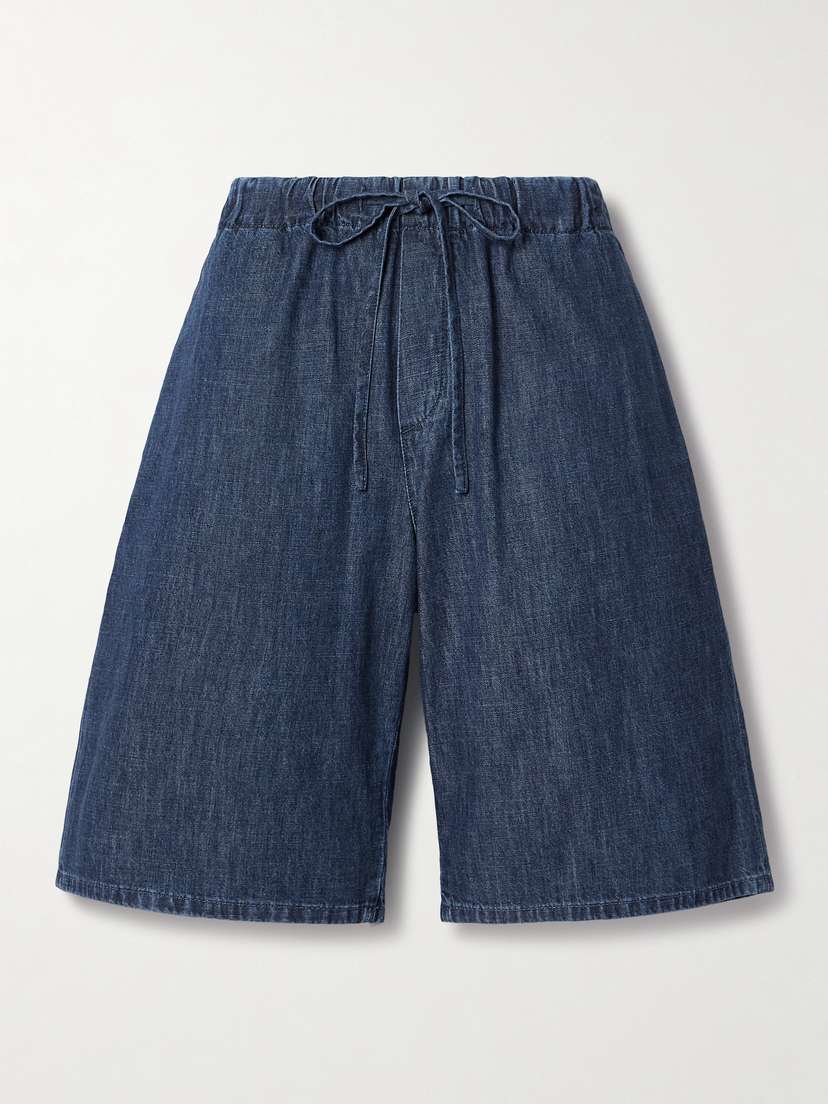 Valentino Garavani Embellished Denim Shorts