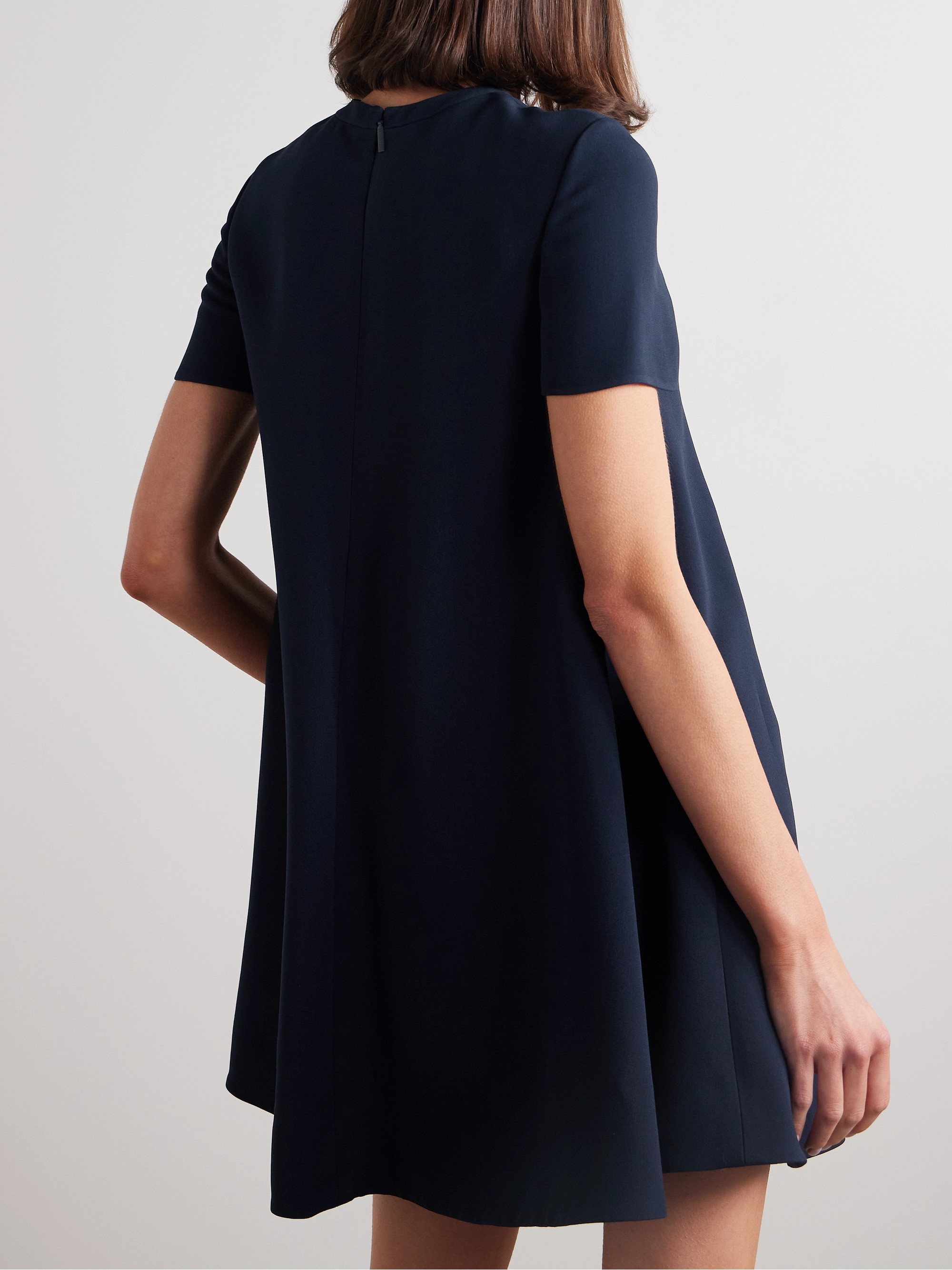 Valentino Garavani Embellished cutout crepe mini dress thumbnail