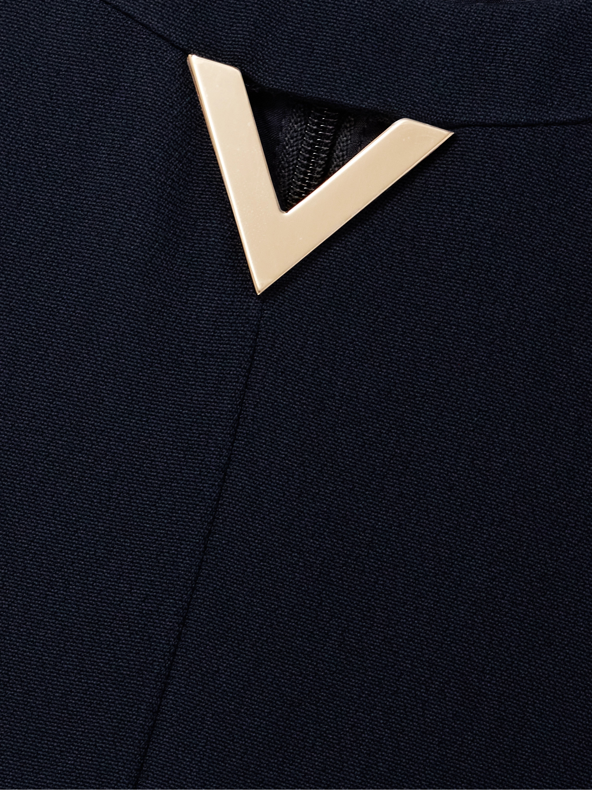 Valentino Garavani Embellished cutout crepe mini dress thumbnail