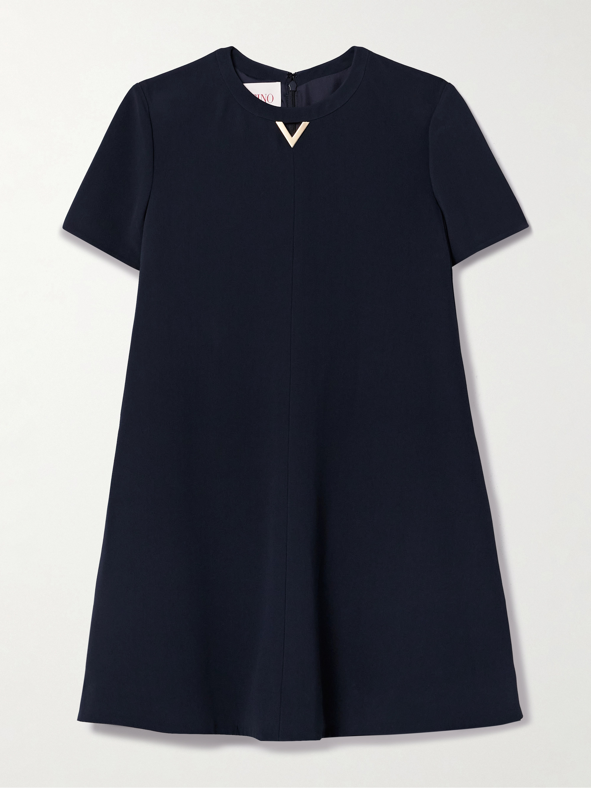 Valentino Garavani Embellished cutout crepe mini dress thumbnail