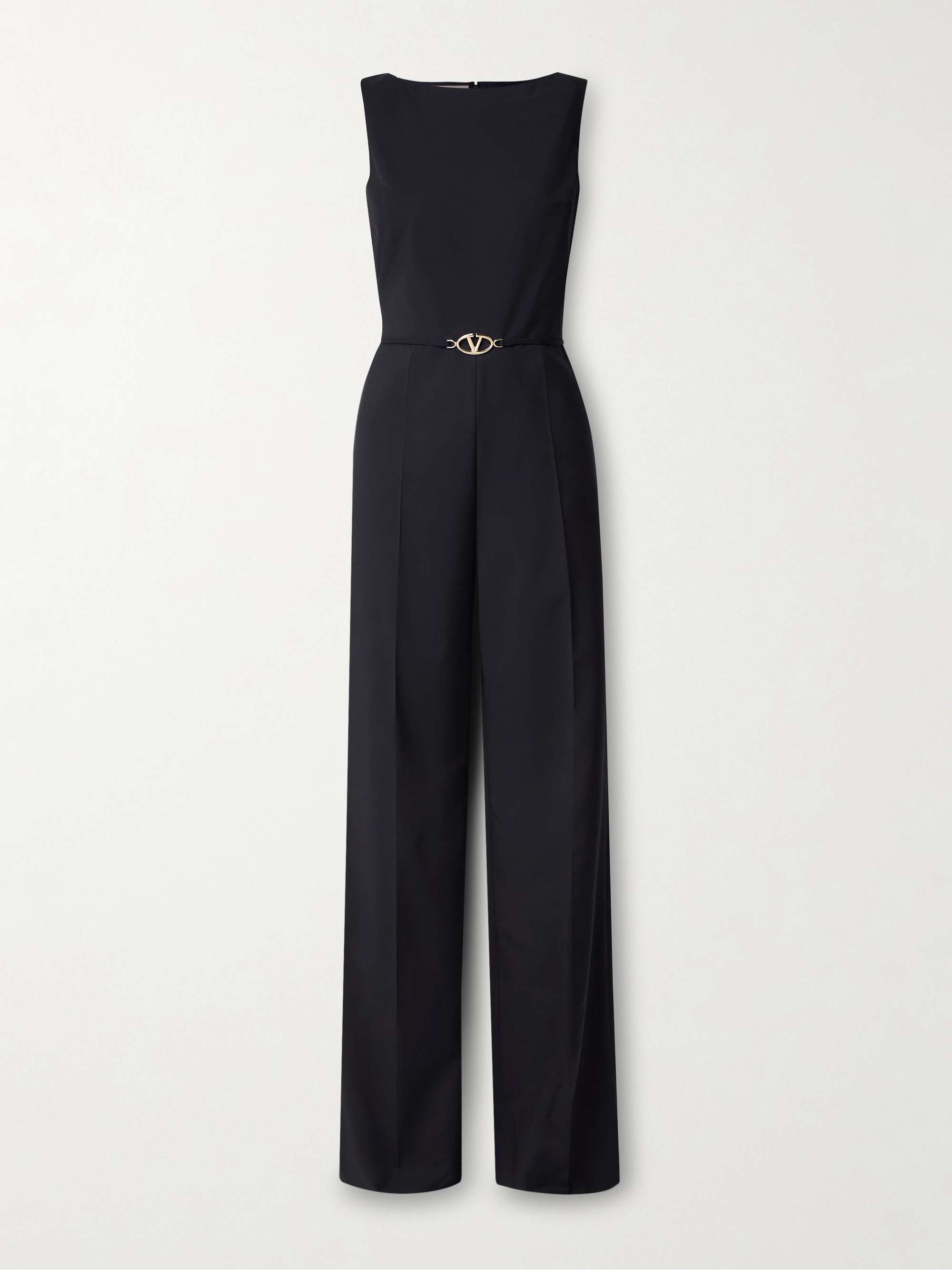 VALENTINO GARAVANI Belted wool and mohair blend jumpsuit NET A PORTER