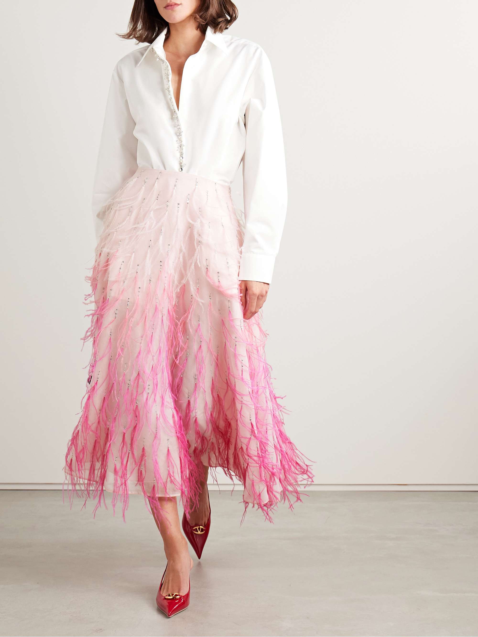 Valentino pink skirt discount