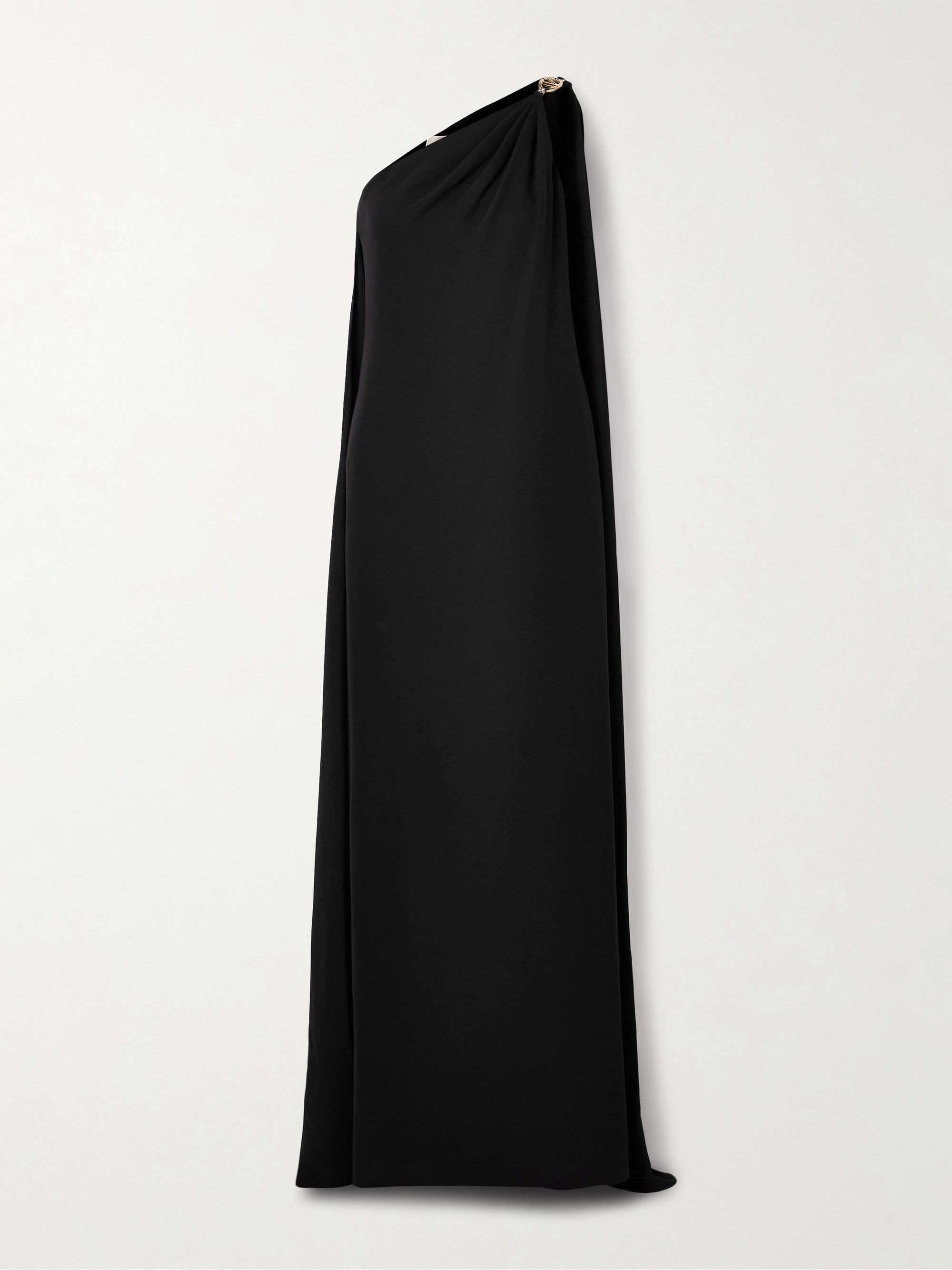 Valentino Garavani One-shoulder draped silk-cady gown thumbnail