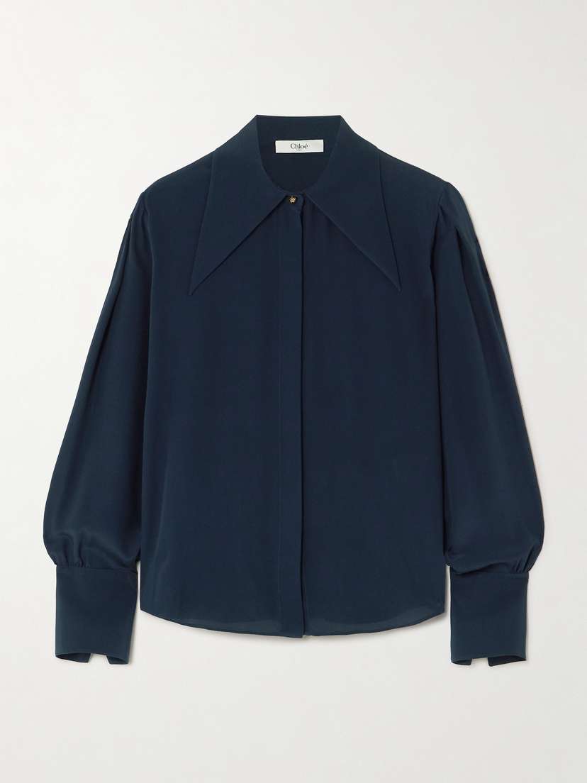 Chloé Silk Crepe De Chine Shirt