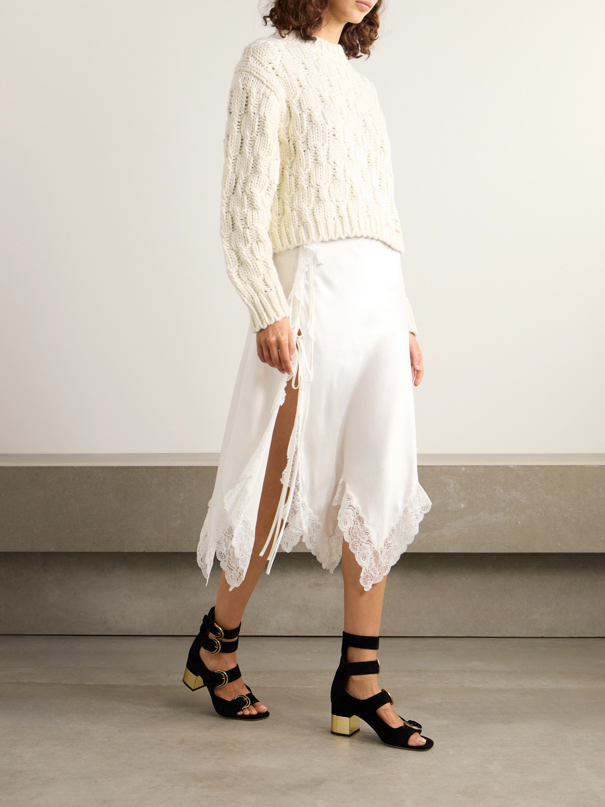 Chloé Iconic Milk Short Knitted Sweater